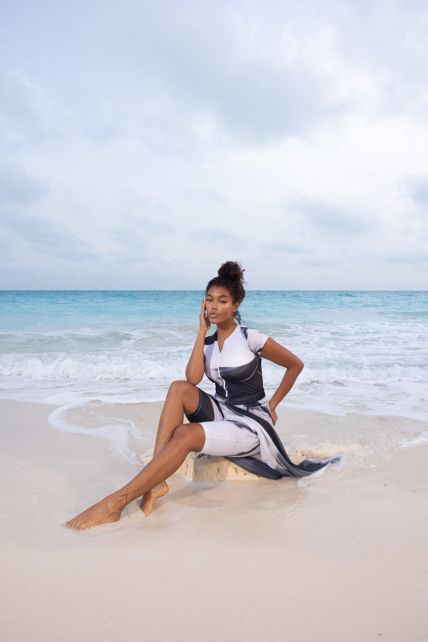 Milky Way Tankini Short Sleeves