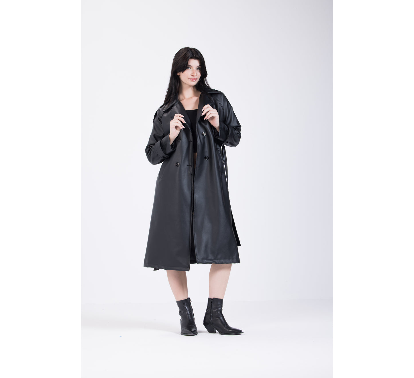 Diva Furry Leather Coat