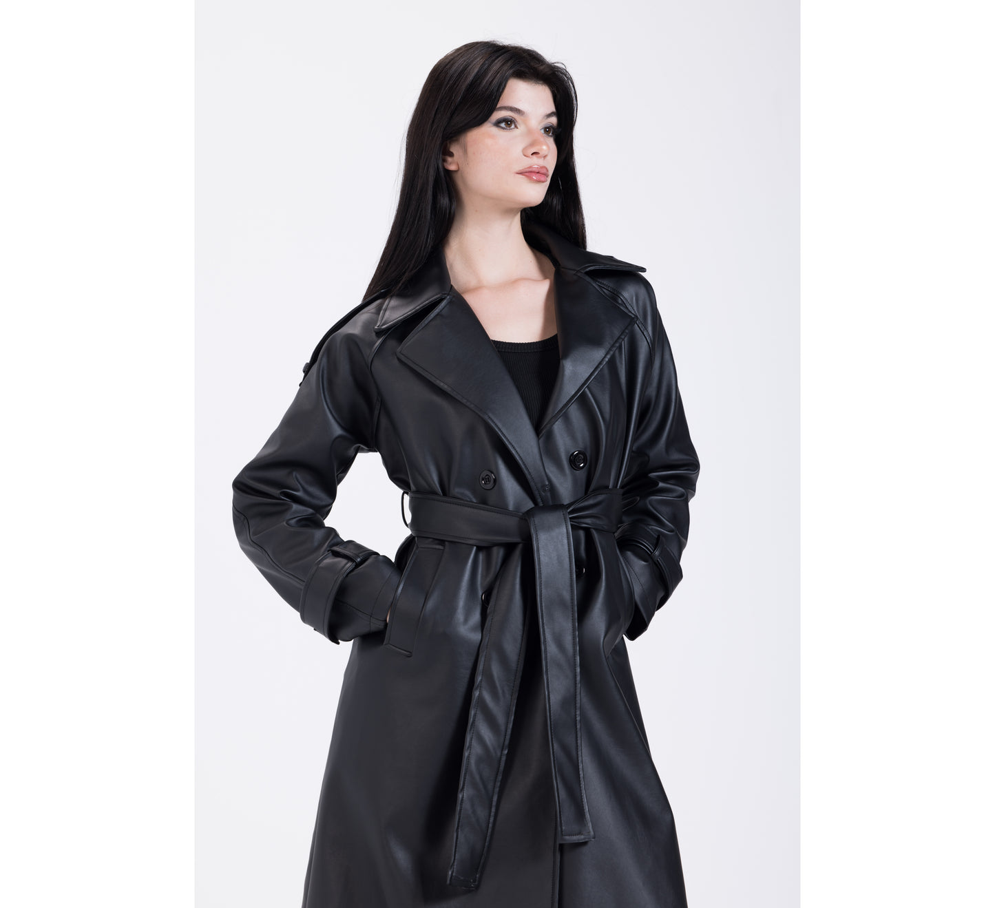Diva Furry Leather Coat