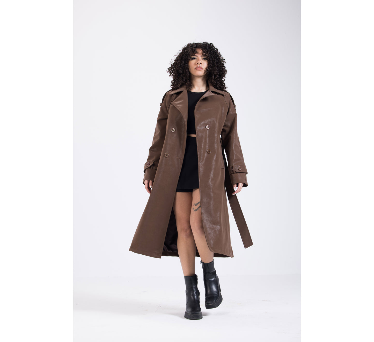 COCO Leather Coat