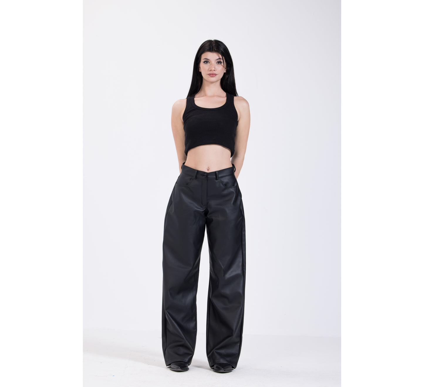 Black leather Pants