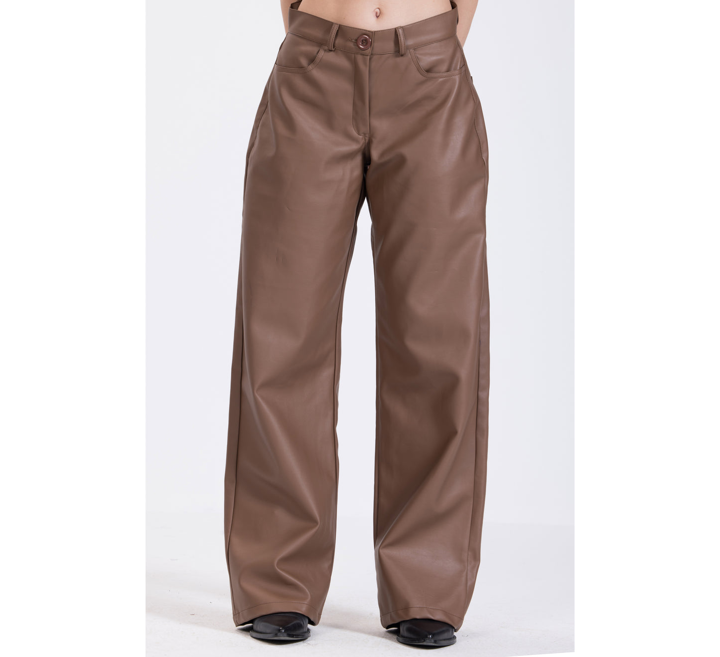 Mocha Leather Pants