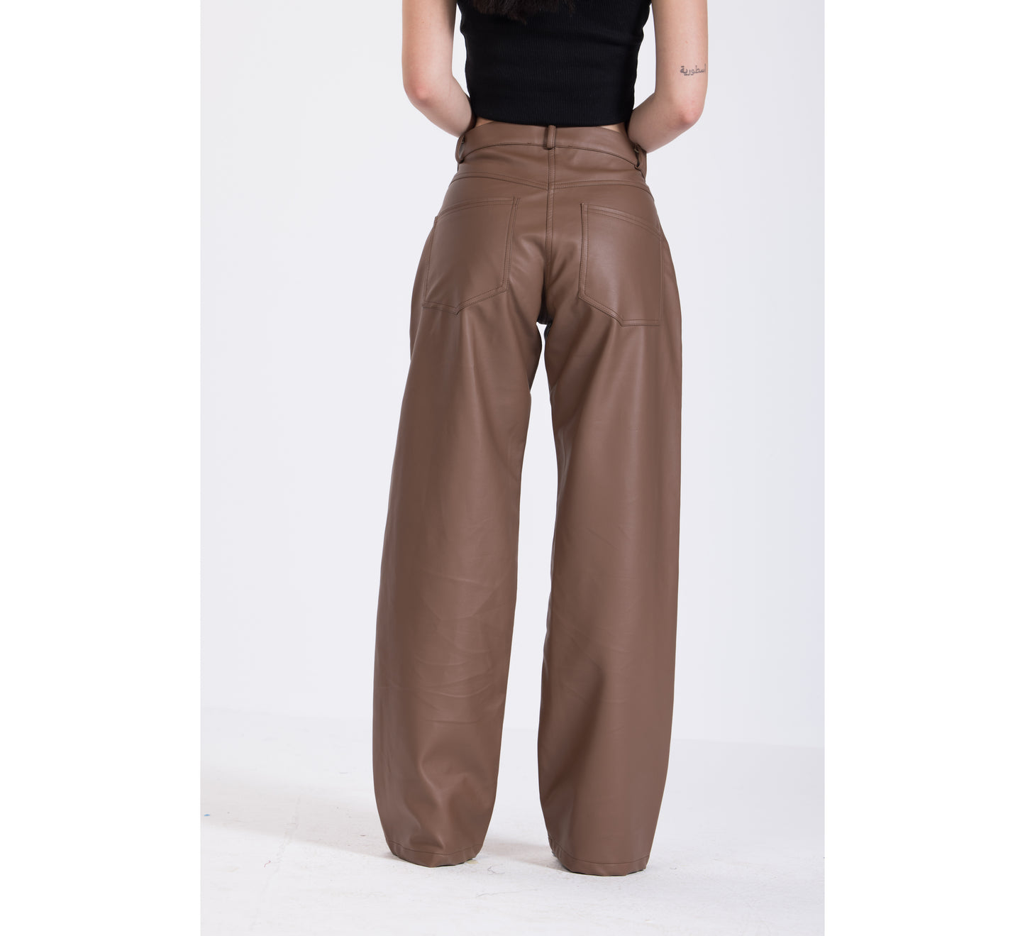 Mocha Leather Pants