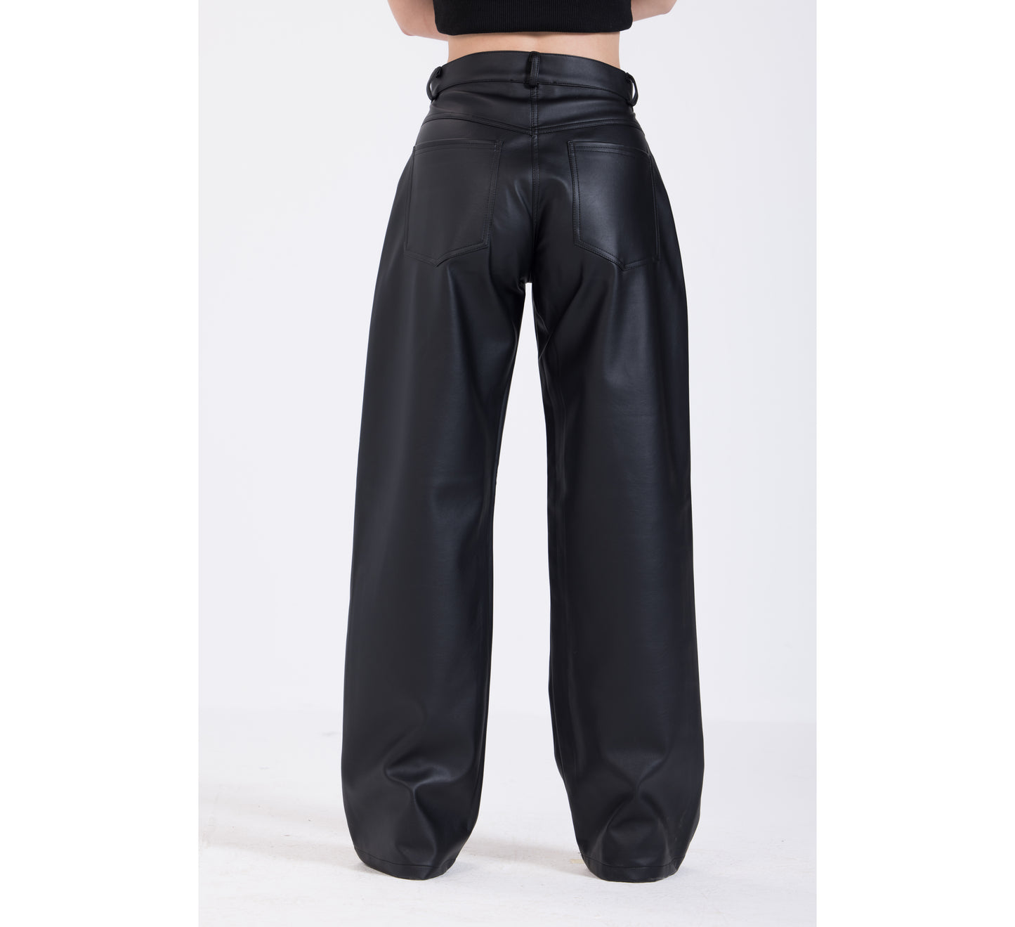 Black leather Pants