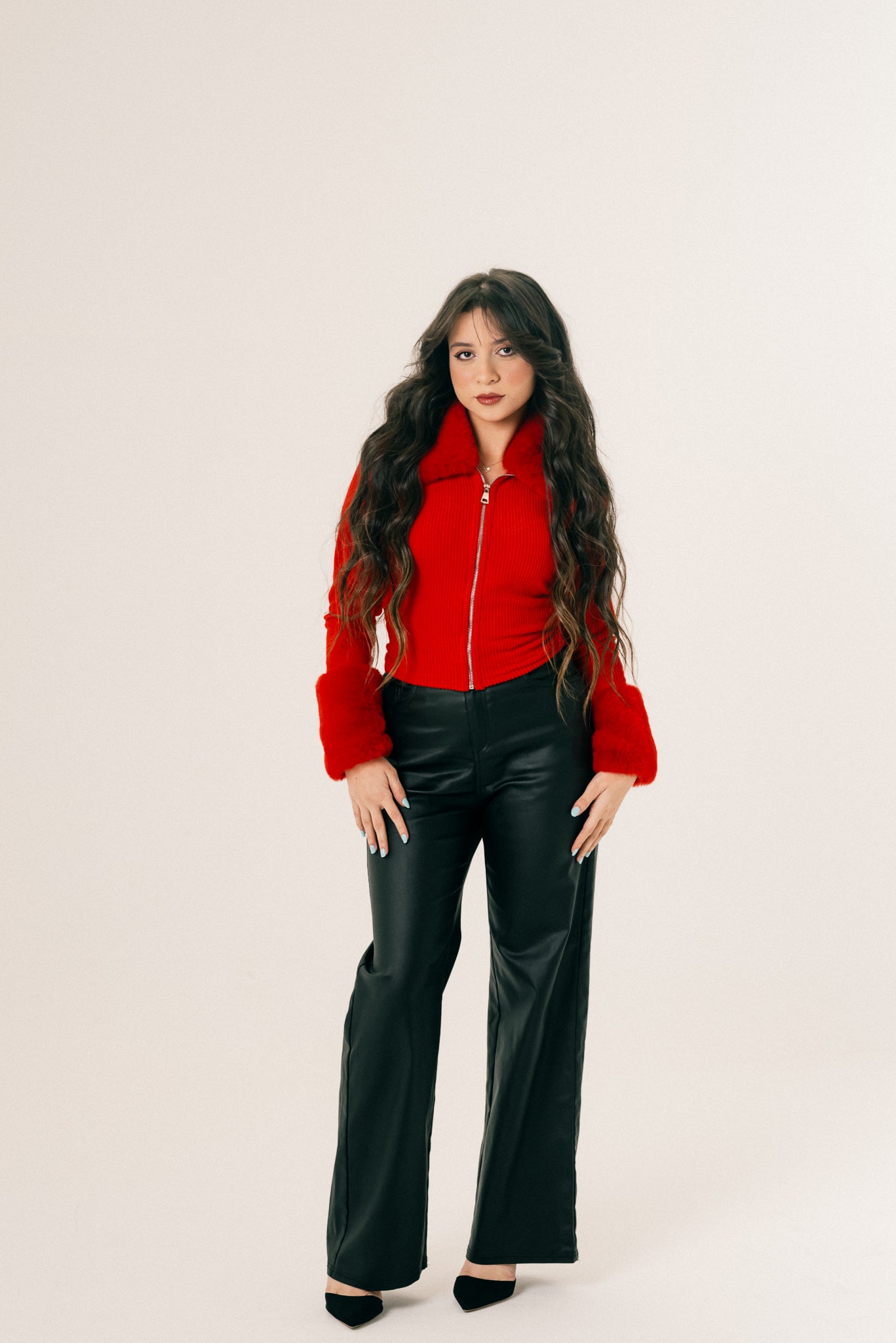 Furry Cropped Jacket
