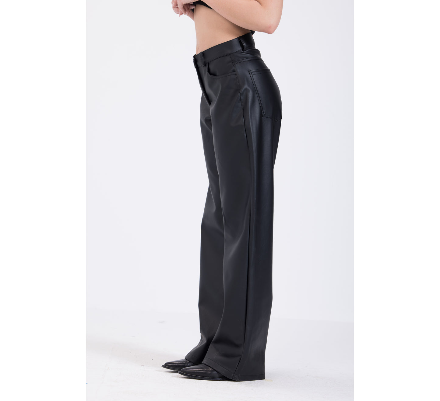 Black leather Pants