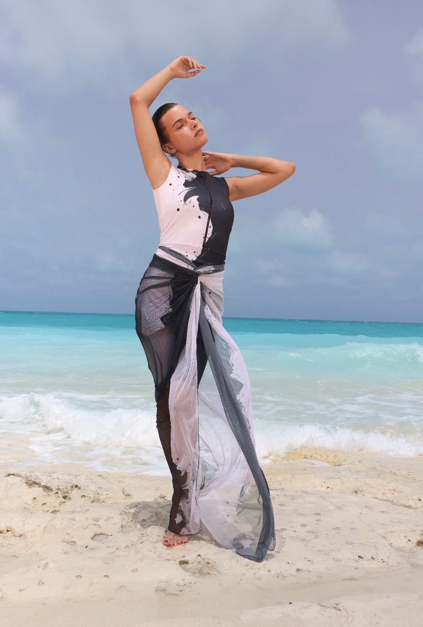 Moon Sleeveless tankini