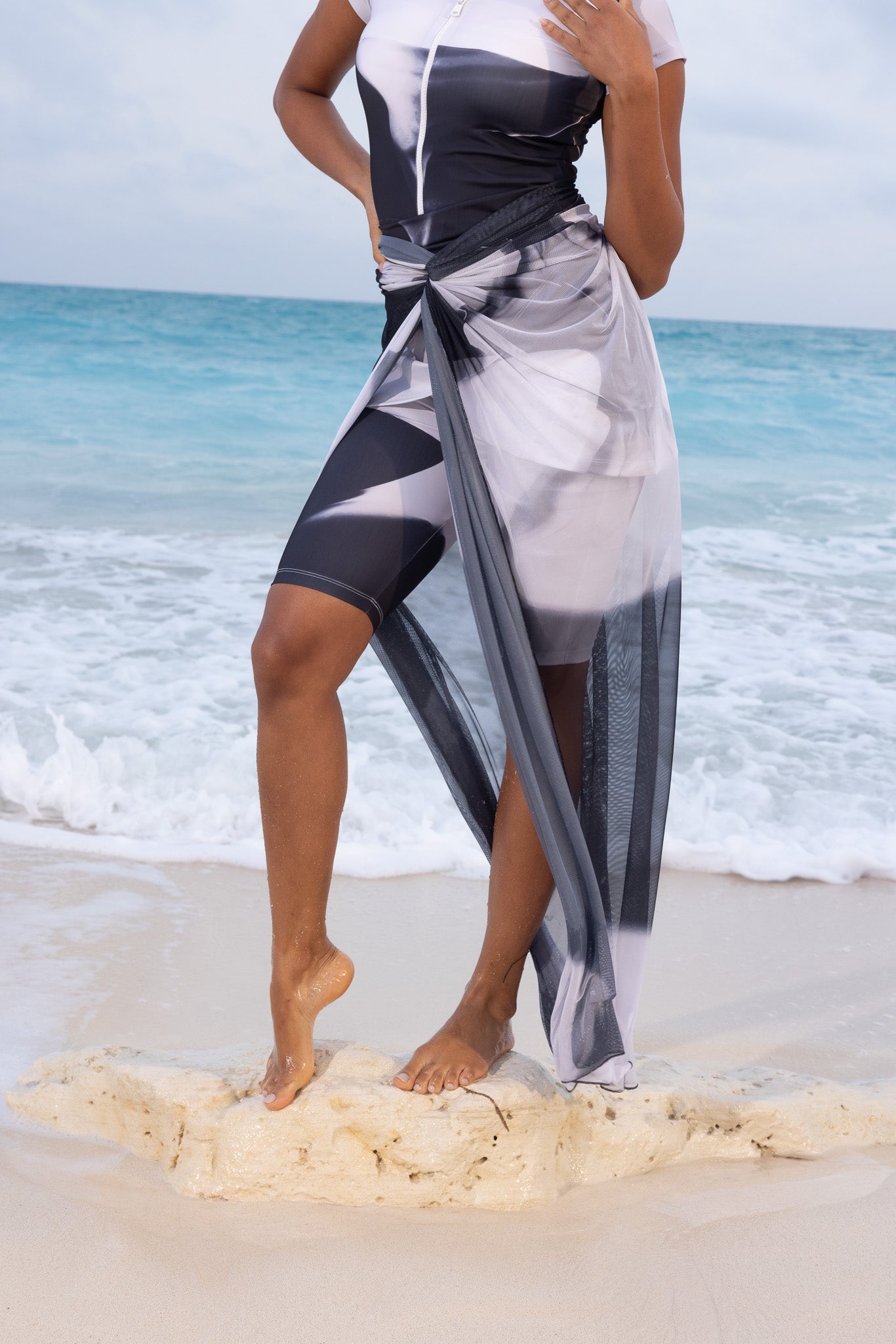 Milky Way Tankini Short Sleeves